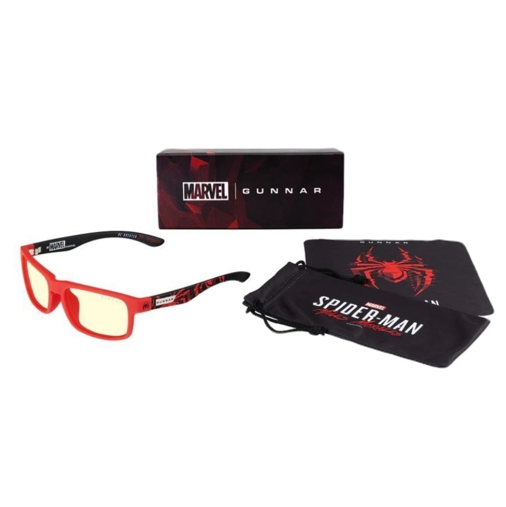 Marvel Gunnar Spider-Man Blue Light Blocking Gaming Glasses Miles Morales